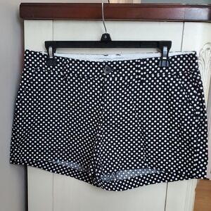 Old Navy Black and White Polka Dot Shorts